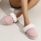 Cozy Faux Suede Slippers