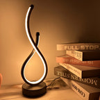 Curved Ambient LED Table Lamp — Ambient Swirl Lighting