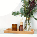Bamboo Serving & Vanity Tray — Multi-Use Organizer