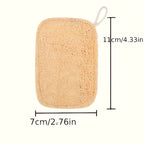 Natural Loofah Exfoliating Set — Bamboo Fiber Spa Pads (10pcs)