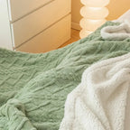 Lamb Wool Blend Tapestry Blanket