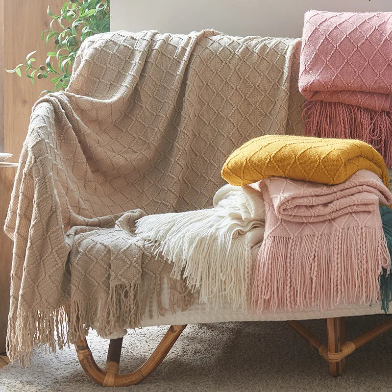Our Knitted Tassel Blankets from the Best Sellers Catalog