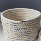 Nordic Rope Storage Basket with Lid — Calm & Clutter-Free Storage