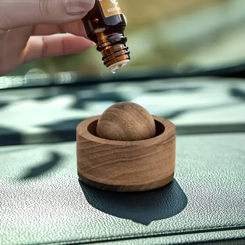 Mini Wooden Diffuser — Portable Home Freshener