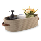 Nordic Cotton Rope Storage Basket — Minimalist Desktop Organizer