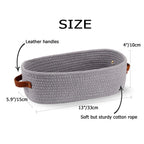 Nordic Cotton Rope Storage Basket — Minimalist Desktop Organizer