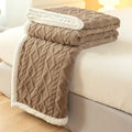 Lamb Wool Blend Tapestry Blanket