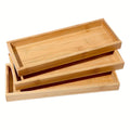 Bamboo Serving & Vanity Tray — Multi-Use Organizer
