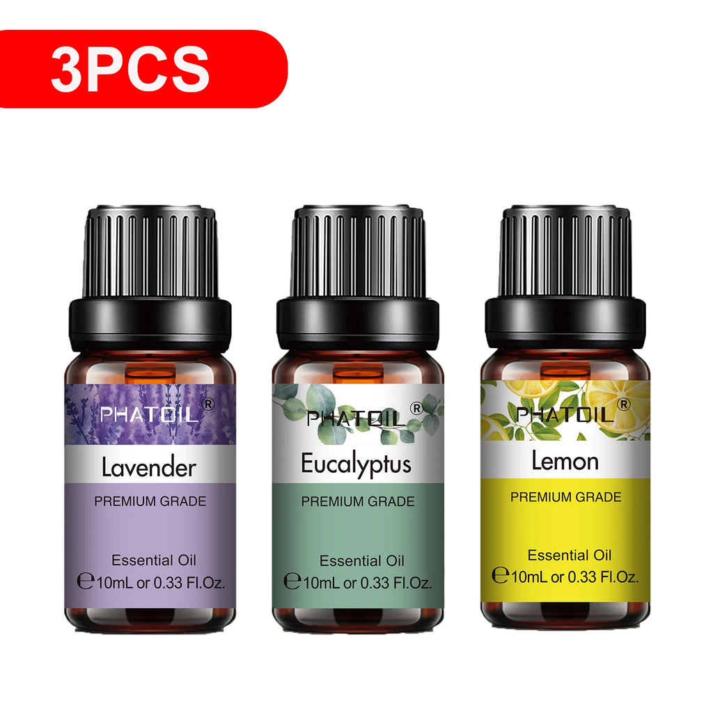Pure Aromatherapy Essential Oil — Calming Scent Collection (10ml)