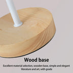 Wooden Cylinder Table Lamp — Soft Warm Bedside Light