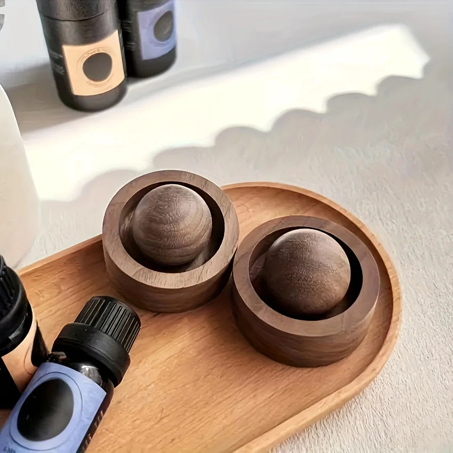 Mini Wooden Diffuser — Portable Home Freshener