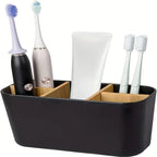 Bamboo Toothbrush Organizer — 5-Slot