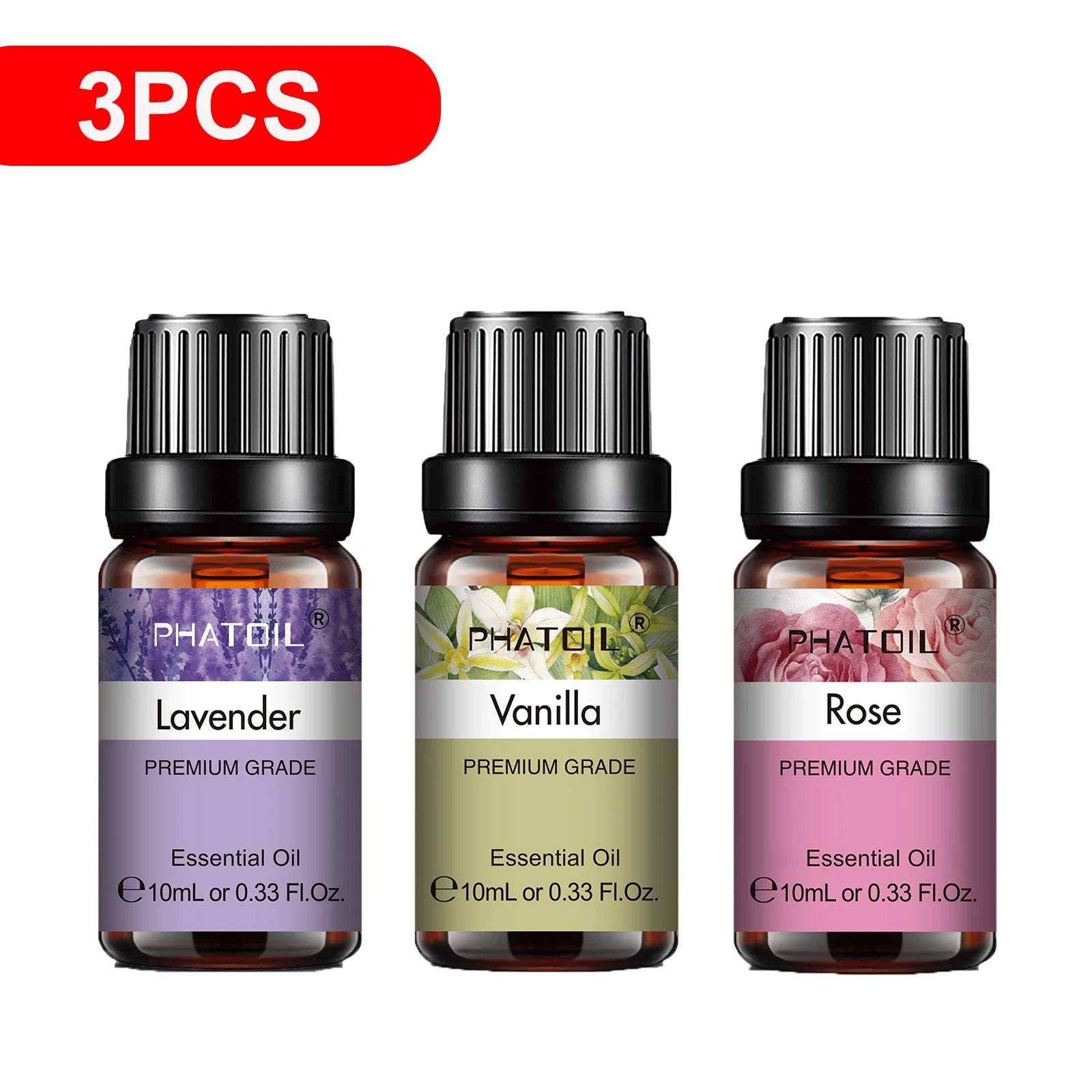 Pure Aromatherapy Essential Oil — Calming Scent Collection (10ml)