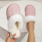 Cozy Faux Suede Slippers