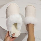 Cozy Faux Suede Slippers