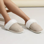 Cozy Faux Suede Slippers
