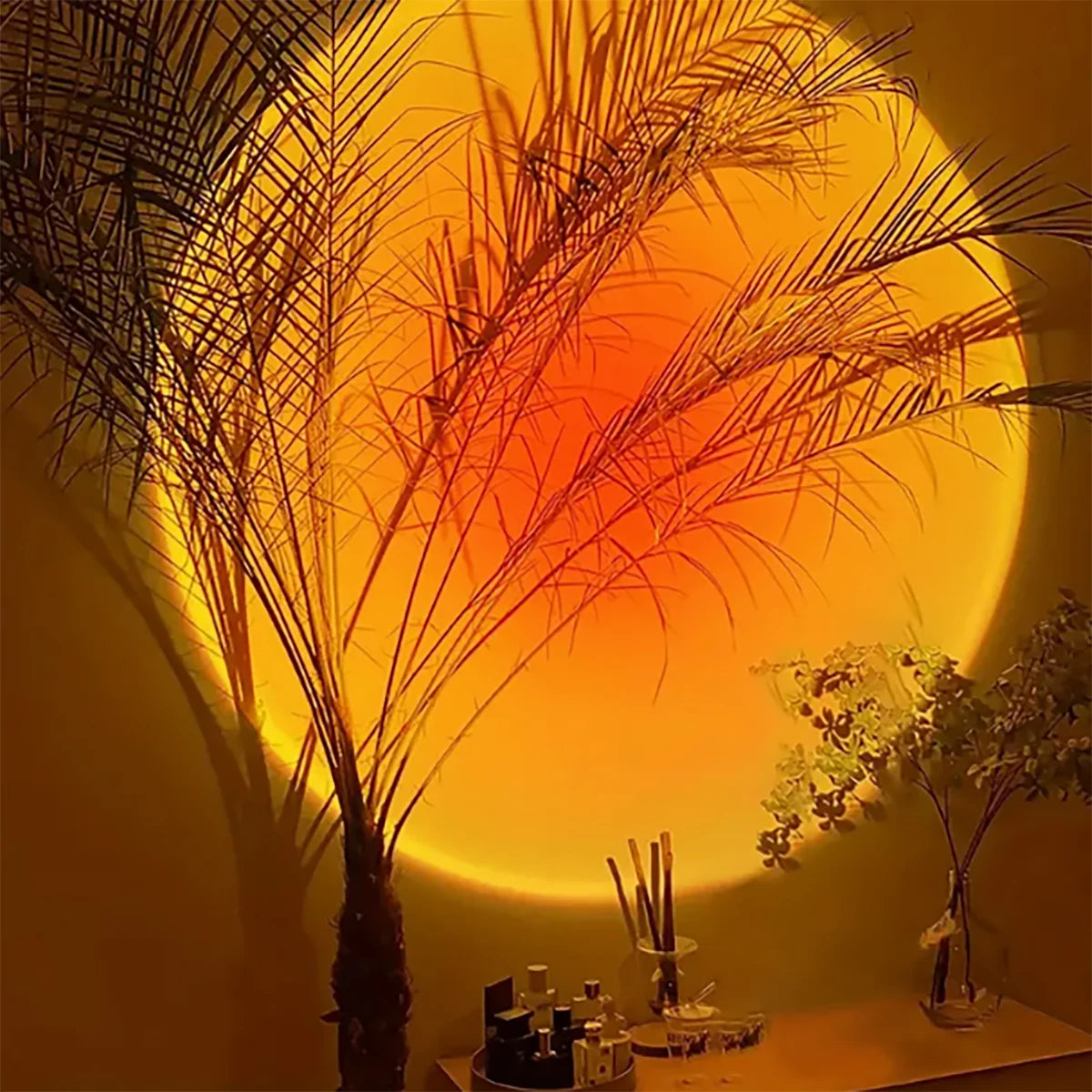 SoftGlow Sunset Lamp — Warm Ambient Mood Light